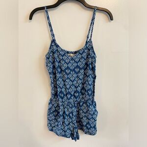 Hollister Blue Romper - Size Small